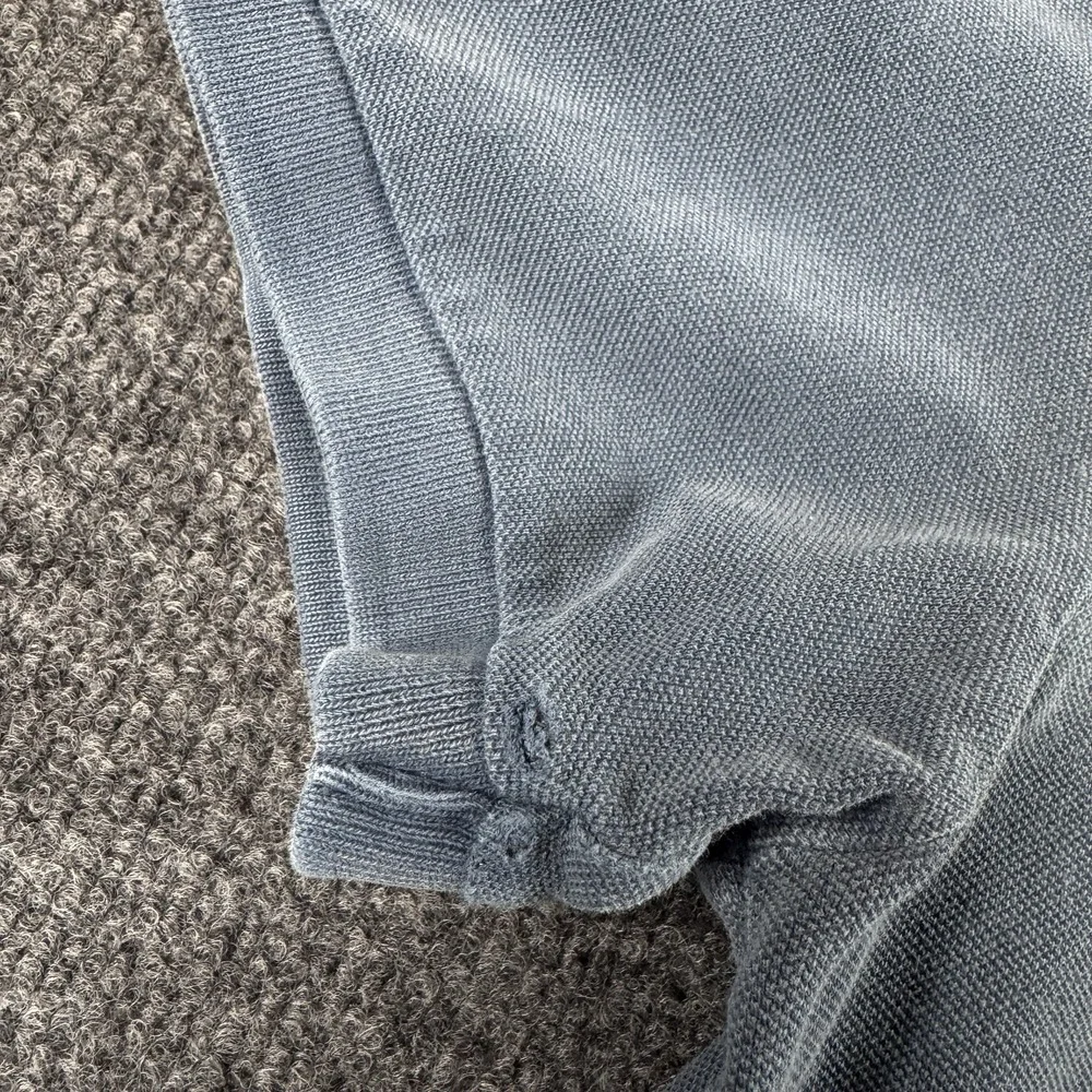 POLO JEANS Company Polo Shirt Ralph Lauren Mens Large Blue CREST LOGO